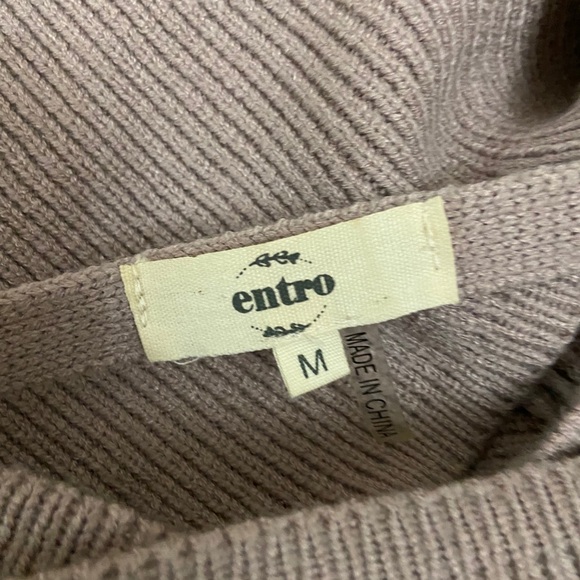 Mauve Sweater Dress - Picture 2 of 3